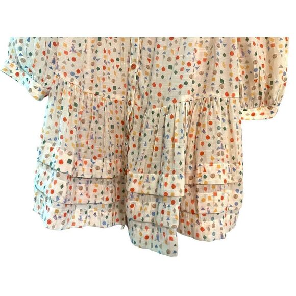 Anthropologie Maeve Paccia Mini Babydoll Tunic Dress - Picture 3 of 8